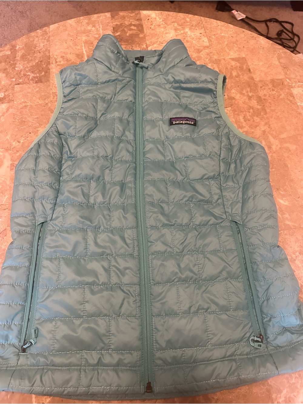 Patagonia Teal Wave-Pattern Women's Jacket